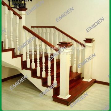 Shenzhen Yi Mei Deng supplies concrete foundation solid wooden staircase handrails