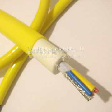 Cable 1000v Rov Flexible Rov Cable Yellow Sheath Color Cable Acid-base