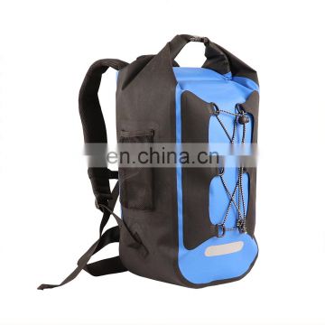 25L 500D PVC Tarpaulin Hiking Camping Waterproof Backpack Bag