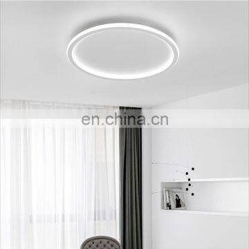 Nordic luxury bedroom led ceiling lamp round creative personality living room lamps simple modern ultra-thin bedroom lamp