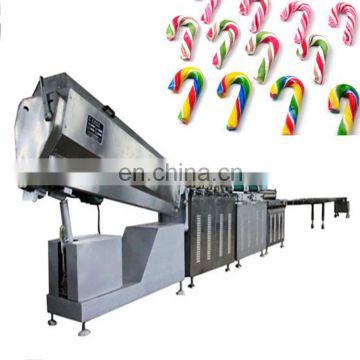 Colorful Hard Christmas Candy Cane Line / candy cane making machine