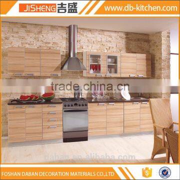 Melamine wood kitchen cabinet in low price