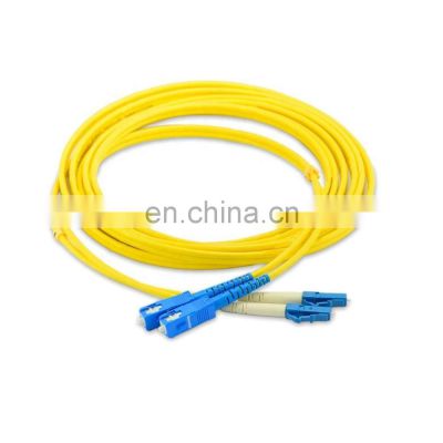 LC-SC Fiber Jumper Fiber Optic Patch cord  G652D G657A SM LC UPC  to SC UPC Duplex Fiber Optic patch Cable