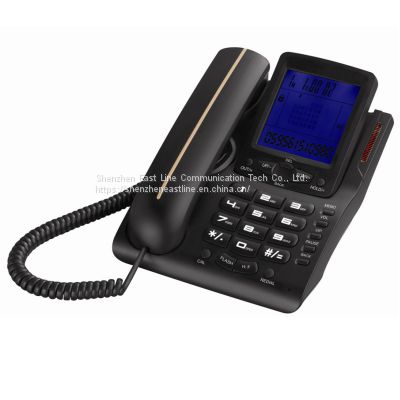 Corded Phone Office Telephone with Big LCD display
