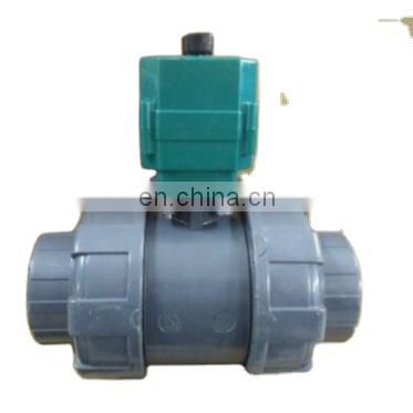 12V 220V DN20 DN32 DN40 UPVC CTF-001 motorized actuated ball valves and actuators
