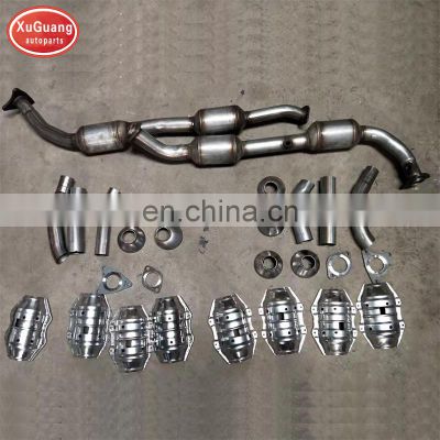 XG-AUTOPARTS fit Land Cruiser 5.7 Toyota model exhaust manifold catalytic converter - exhaust bend pipes flanges cones
