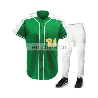 New Arrival Custom Made Sports Baseball Uniform Top Quality Unique Style Sports Clothing Baseball