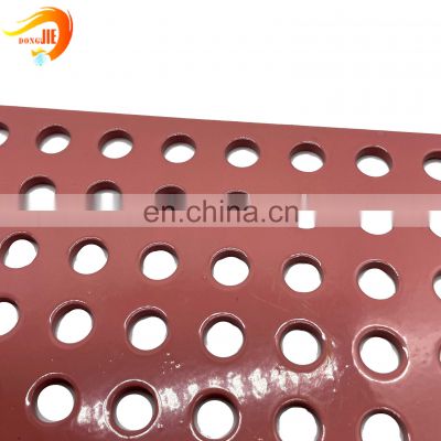 China factory high quality decorative powder coated perforated metal sheet