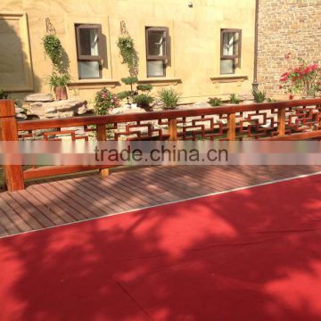 Anti-corrosion treatment Outdoor solid wood railing/fence for sale