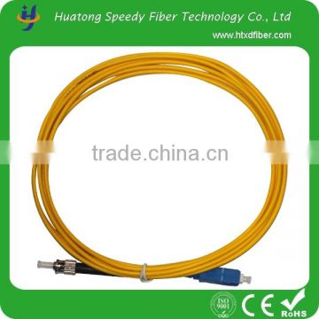 Fiber cable SC UPC-ST UPC SM fiber optic patch cord for FTTH