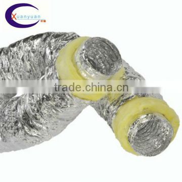 INSULATED FLEXIBLE DUCT,Insulated aluminum duct,Flexible insulated duct