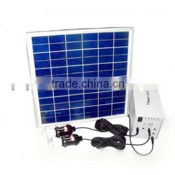 15W 12v led mini solar light kits