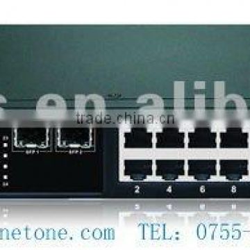 10/100/1000M 24 RJ45 port + 2 FX(SFP) port Fiber Ethernet Switch