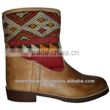 Handmade moroccan kilim boot size 40 n7 Wholesale