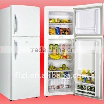 180L double door refrigerator