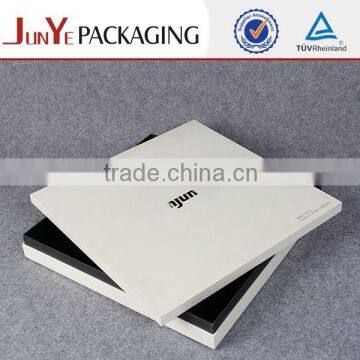 customized logo printed matt leather products packaging box