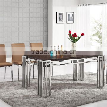 L860 Modern Home Dining Room Table Marble Top Dining Table
