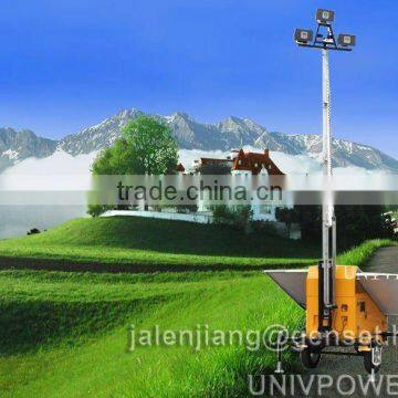 Green Energy trailer solar light tower 400W