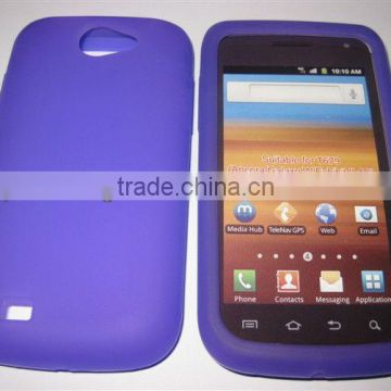 Silicon rubber case cover for Samsung T679 Exhibit II 2 4G, competitive price