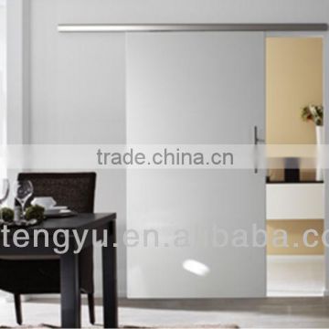 Elegant brief aluminum sliding door system