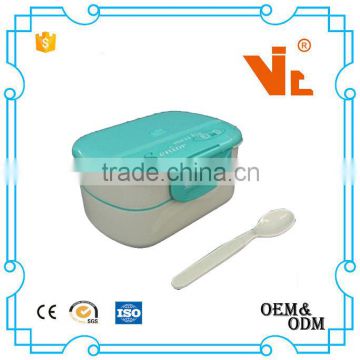 V-FD1002 Hot sale daily use convenient rectangular plastic lunch box