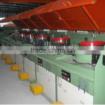 Flux cored welding wire machine with high efficiency
