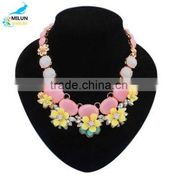 Fashion collar necklace statement flower necklace 2016