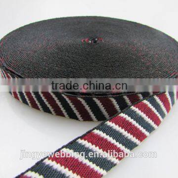 polyester cotton jacquard twill woven upholstery webbing