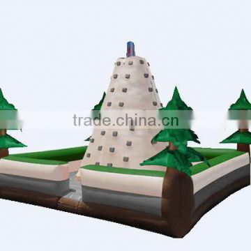 snow mountain winter inflatable games inflatable rock climbing wall