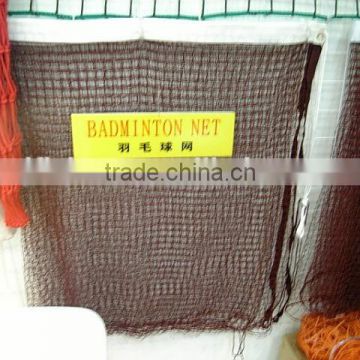 nylon knotted badminton net,portable badminton net,indoor badminton net