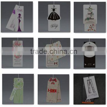 Guangzhou cheap custom clothing tag hang tags wholesale