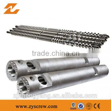Extruder twin screw/Professional Parallel twin screw/Parallel twin screw barrel for pvc extruder line