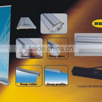 Easy open ,high quality aluminium roll up banner stand