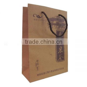 Tea Bag Paper with Handles Brown Kraft Paper Bags