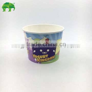 Chinese factory cheap ice cream paper cup design ice cream cup with lid