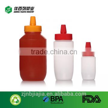 factory supply PP material food grade clean honey bottle plastic sauce bottle