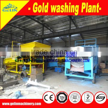 Alluvial Gold Trommel Wash Plant