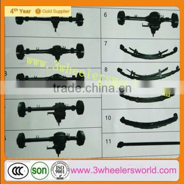 Chongqing Cargo Tricycle Spare Parts,Tricycle rear axle,steel plate For Sale