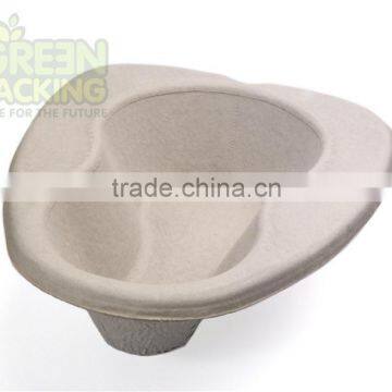 Green packing paper bedpan