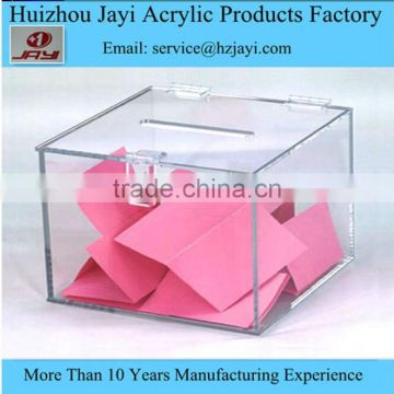 Factory wholesale custom acrylic waterproof mail box,clear plastic mail box
