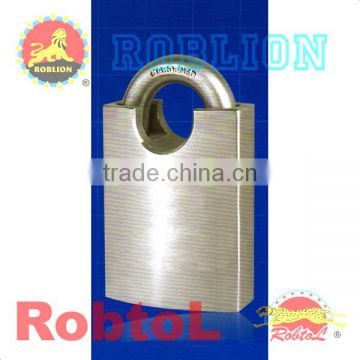 Stainless Steel Beam-Wrapped Padlock