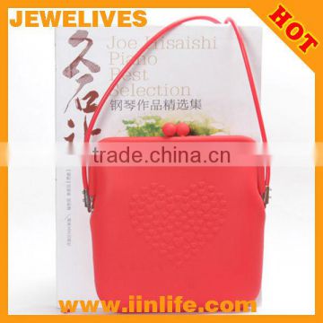 love heart pattern women sling bag for wholesale