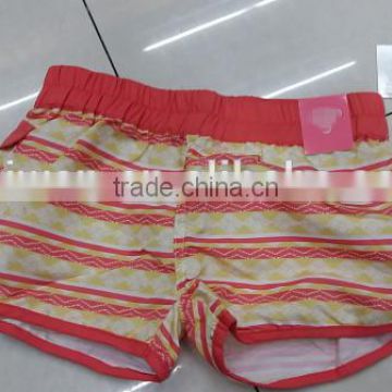 High quality comfortable beach girl bermuda shorts clearance stock