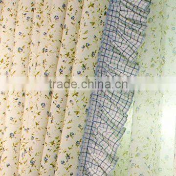 upholstery fabric/polyester&cotton printed curtain fabric