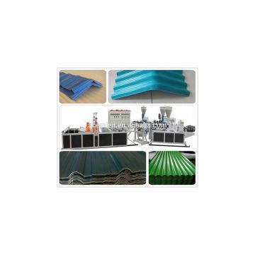 Synthetic Resin wave Tile sheet extrusion machine