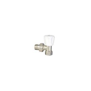 Angle Nickel-plated radiator valve