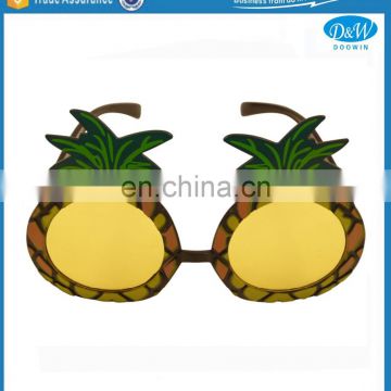 Pineapple Shape Shades Yellow Lens Party Sunglasee