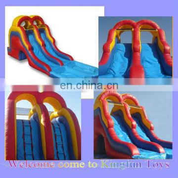 18H feet Inflatable slide with water pool