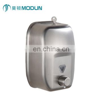 new design wall mount 820ml stainless steel manual soap dispenser