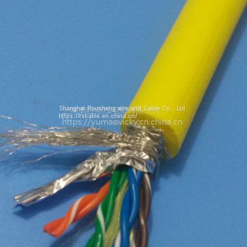 Yellow Sheath Color Abrasion-resistant Cable Rov Cable 1000v